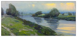 Falling Light On Big Creek 12x20