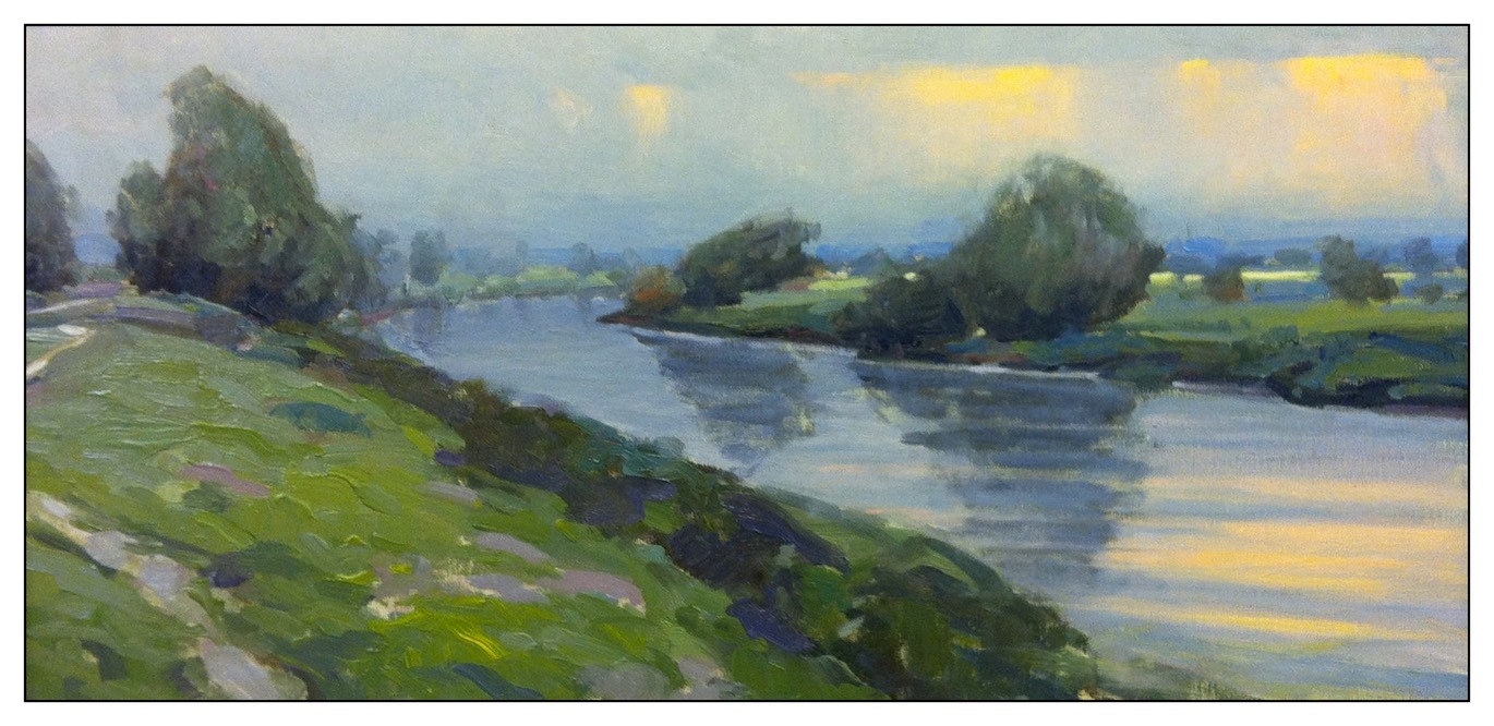 Falling Light On Big Creek 12x20