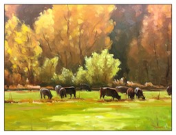 Grazing at High Noon 24x30