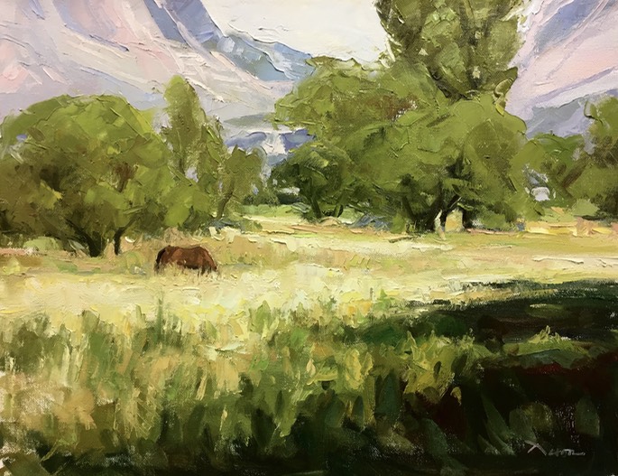 Impasto Study Noon 11x14