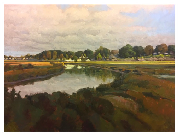 Shimmer and Reflection on th Big Bend (nc) 30x40