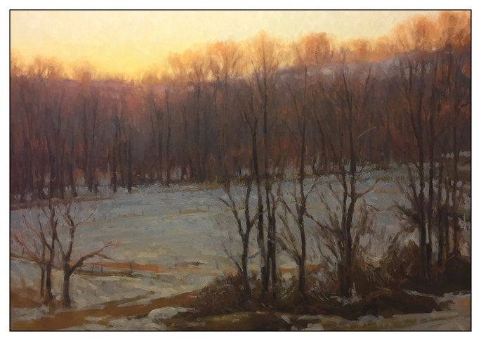Winter Morning Glow (nc) 30x40